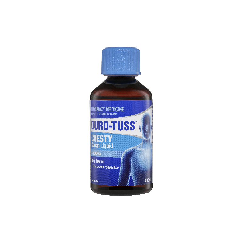 Duro-Tuss Chesty Cough Regular Liquid 200mL - 9314057003725 are sold at Cincotta Discount Chemist. Buy online or shop in-store.