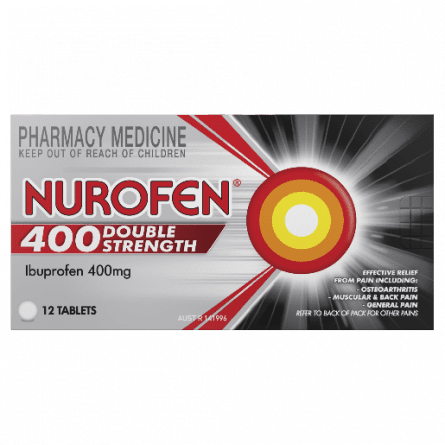 Nurofen Double Strength 400mg Tablets 12 - 9300711799639 are sold at Cincotta Discount Chemist. Buy online or shop in-store.