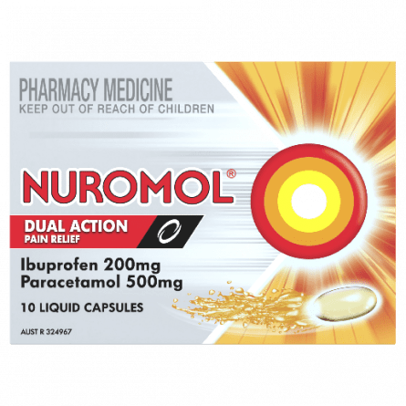 Nuromol Liquid Capsules 10 - 9300711398818 are sold at Cincotta Discount Chemist. Buy online or shop in-store.