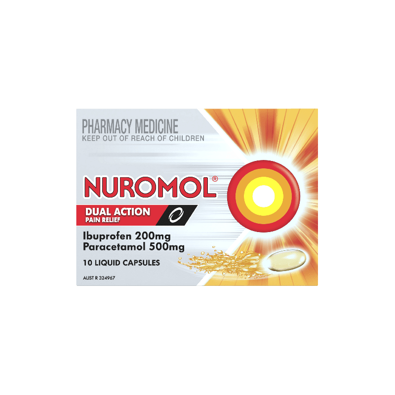 Nuromol Liquid Capsules 10 - 9300711398818 are sold at Cincotta Discount Chemist. Buy online or shop in-store.