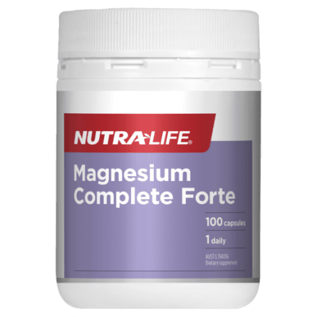 Nutralife Magnesium Forte Daily Capsule 100 - 9400581045260 are sold at Cincotta Discount Chemist. Buy online or shop in-store.
