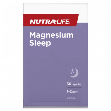 Nutralife Magnesium Sleep Capsules 30 - 9400581045307 are sold at Cincotta Discount Chemist. Buy online or shop in-store.