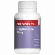 NutraLife Magnesium Sleep 60 Capsules - 9400581045741 are sold at Cincotta Discount Chemist. Buy online or shop in-store.