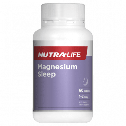 NutraLife Magnesium Sleep 60 Capsules - 9400581045741 are sold at Cincotta Discount Chemist. Buy online or shop in-store.
