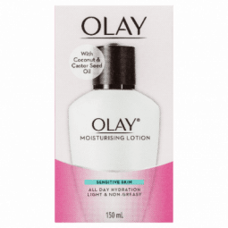 Olay Moisturising Lotion Sensitive 150mL - 9300618556502 are sold at Cincotta Discount Chemist. Buy online or shop in-store.