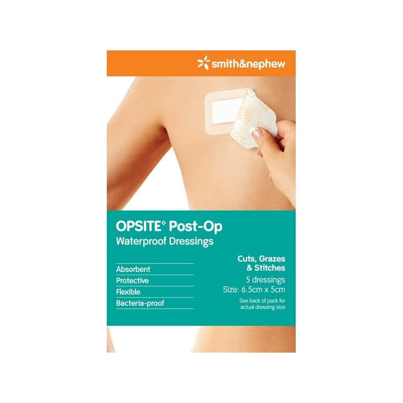 Opsite Post-Op 5cm x6.5cm  5 pk - 9330169002302 are sold at Cincotta Discount Chemist. Buy online or shop in-store.