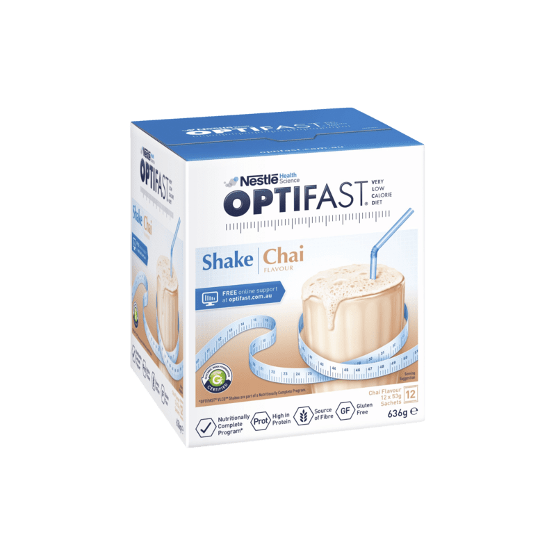 Optifast VLCD Milkshake Chai 53g 12 pack - 7613035723924 are sold at Cincotta Discount Chemist. Buy online or shop in-store.