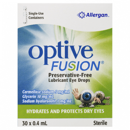 Optive Fusion Eye Drops 30 x 0.4mL - 9315195945151 are sold at Cincotta Discount Chemist. Buy online or shop in-store.