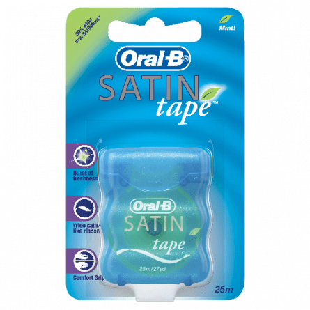 Oral B Satin Tape Mint 25M - 9300647788707 are sold at Cincotta Discount Chemist. Buy online or shop in-store.