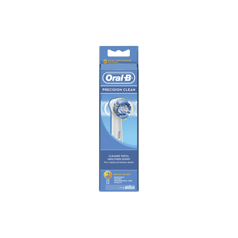 Braun Oral B Precision Clean 2 pk - 4210201746188 are sold at Cincotta Discount Chemist. Buy online or shop in-store.