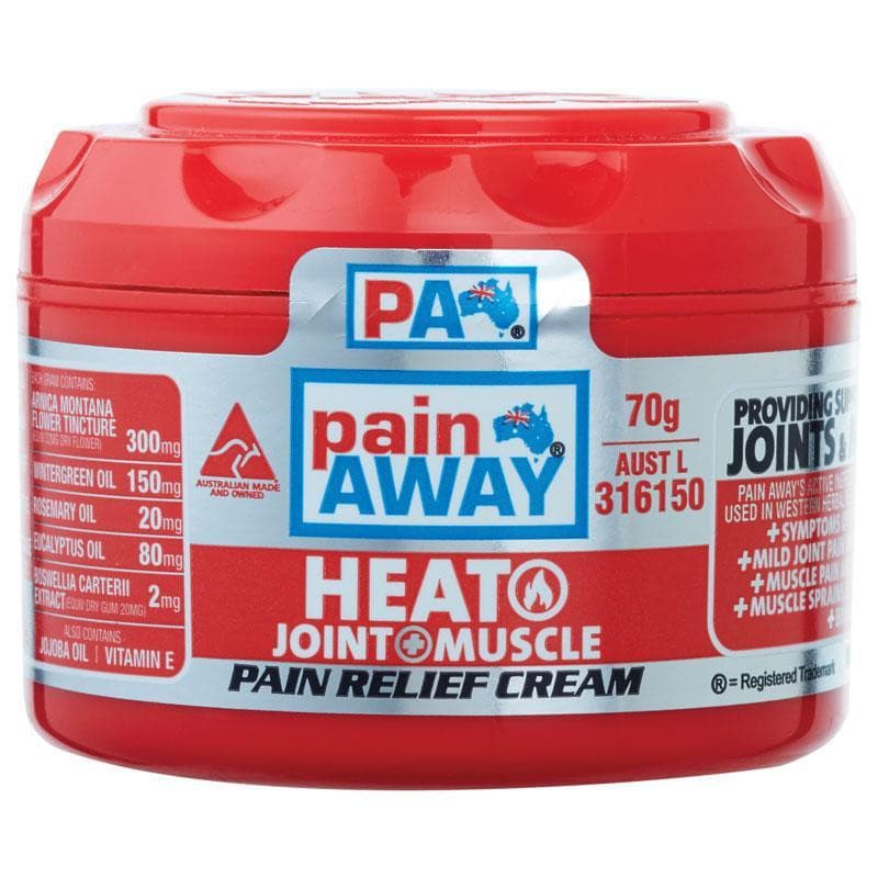 Pain Away Heat and Pain Relief Cream 70g - 9326628024312 are sold at Cincotta Discount Chemist. Buy online or shop in-store.