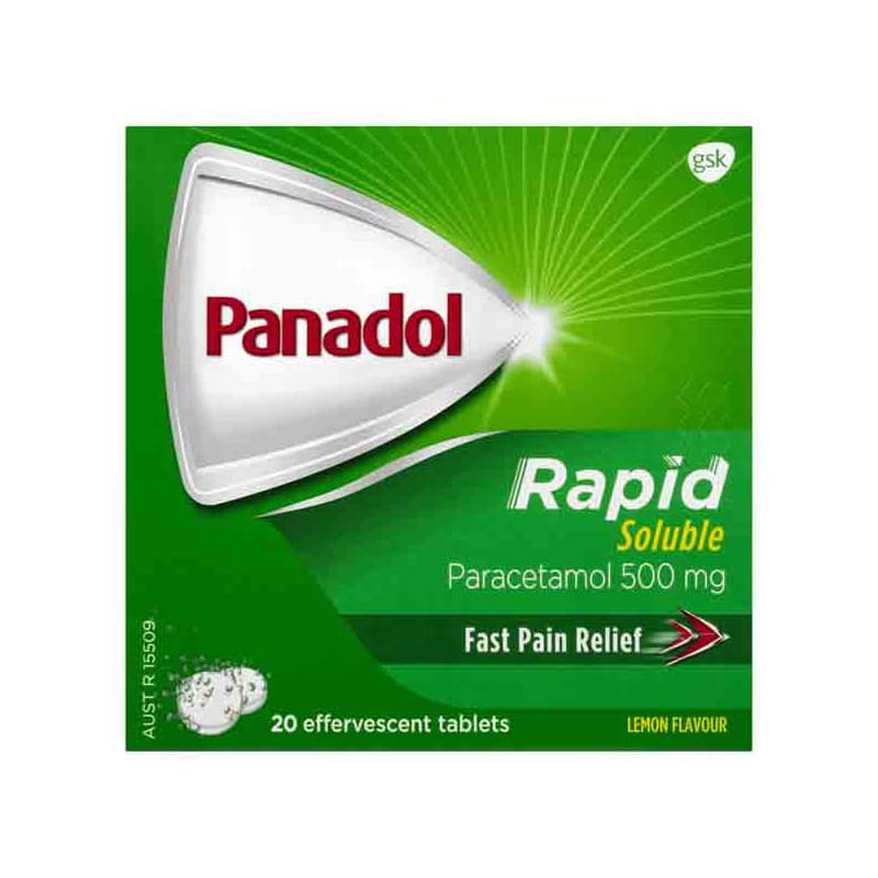 Panadol Rapid Soluble  20 Tablets - 9300673616982 are sold at Cincotta Discount Chemist. Buy online or shop in-store.