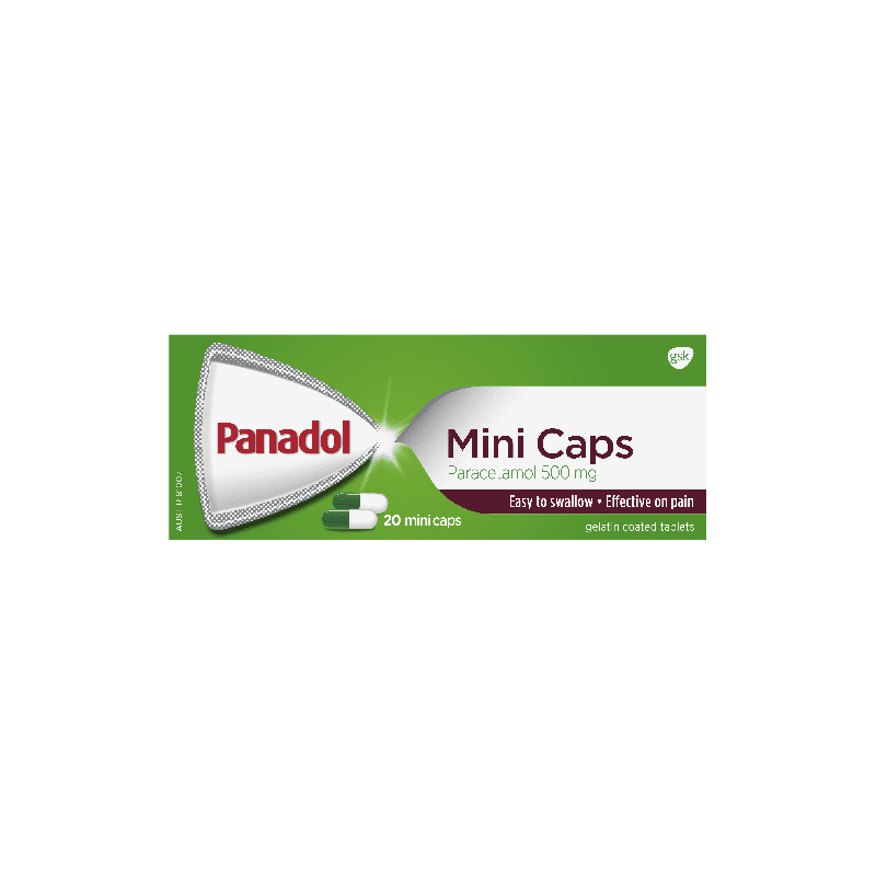 Panadol Mini 20 Capsules - 9300673923936 are sold at Cincotta Discount Chemist. Buy online or shop in-store.