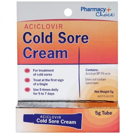 Pharmacy Choice Aciclovir Cold Sore Cream 5g - 9316100905611 are sold at Cincotta Discount Chemist. Buy online or shop in-store.