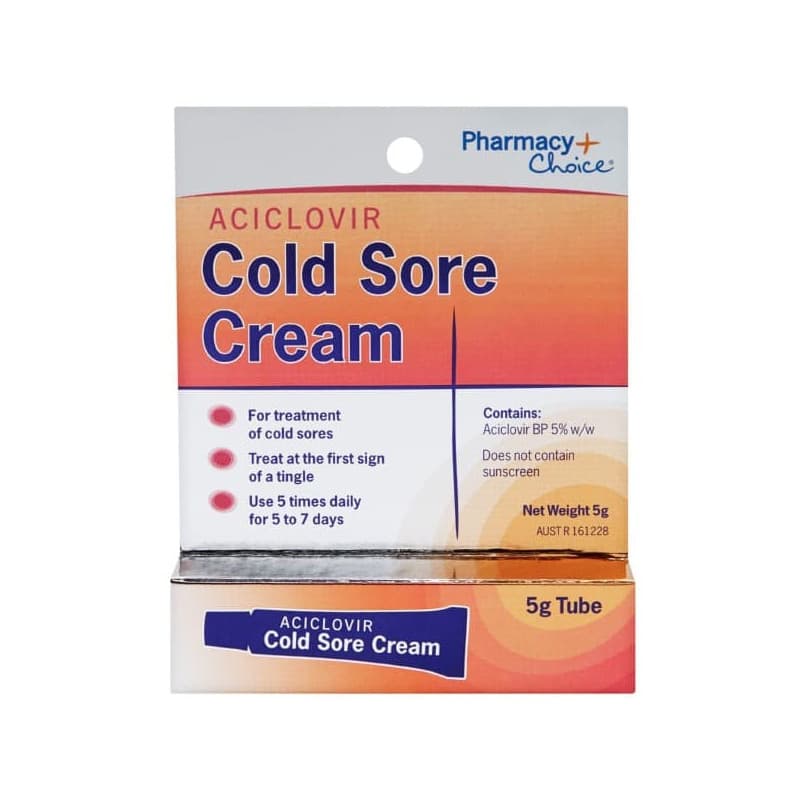 Pharmacy Choice Aciclovir Cold Sore Cream 5g - 9316100905611 are sold at Cincotta Discount Chemist. Buy online or shop in-store.