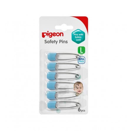 Pigeon Nappy Safety Pins 6 Pieces - 4902508108812 are sold at Cincotta Discount Chemist. Buy online or shop in-store.