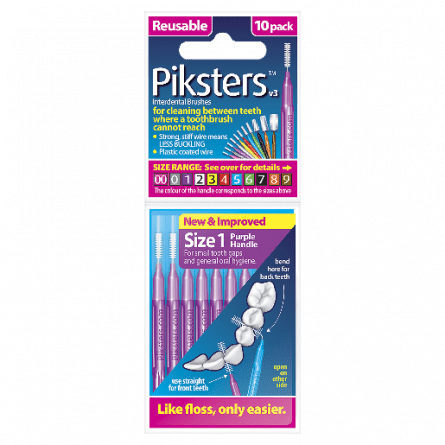 Piksters Size 1 Purple 10 pk - 9336628000018 are sold at Cincotta Discount Chemist. Buy online or shop in-store.