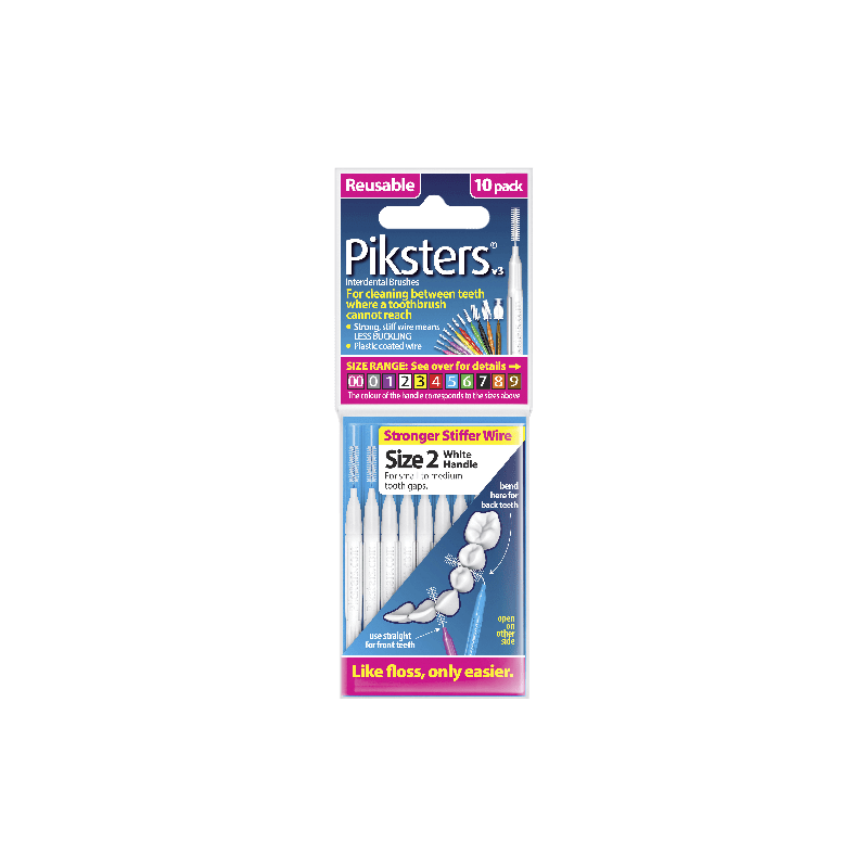 Piksters Size 2 White 10 pk - 9336628000025 are sold at Cincotta Discount Chemist. Buy online or shop in-store.