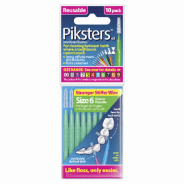 Piksters Size 6 Green 10 pack - 9336628000063 are sold at Cincotta Discount Chemist. Buy online or shop in-store.