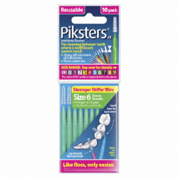 Piksters Size 6 Green 10 pack - 9336628000063 are sold at Cincotta Discount Chemist. Buy online or shop in-store.