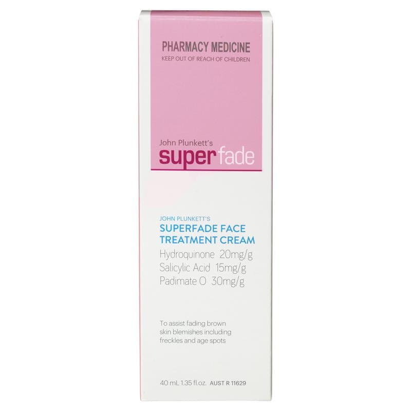 John Plunkett Superfade Face Cream - 9316754100837 are sold at Cincotta Discount Chemist. Buy online or shop in-store.