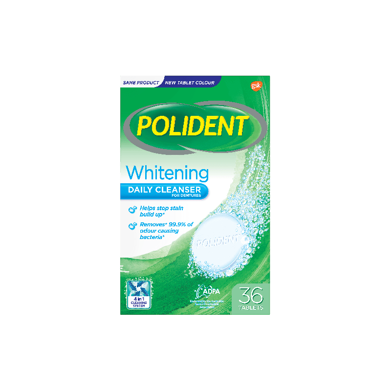 Polident Whitening Cleanser 36 Tablets - 9300673854742 are sold at Cincotta Discount Chemist. Buy online or shop in-store.