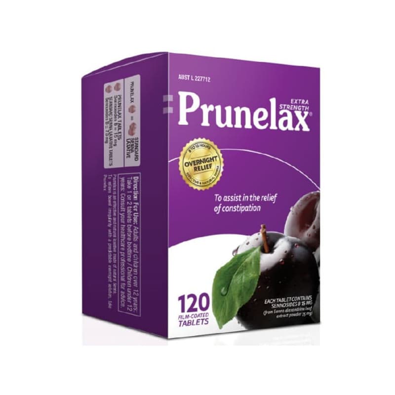 Prunelax Extra Strength Laxative 120 Tablets - 7803510002488 are sold at Cincotta Discount Chemist. Buy online or shop in-store.