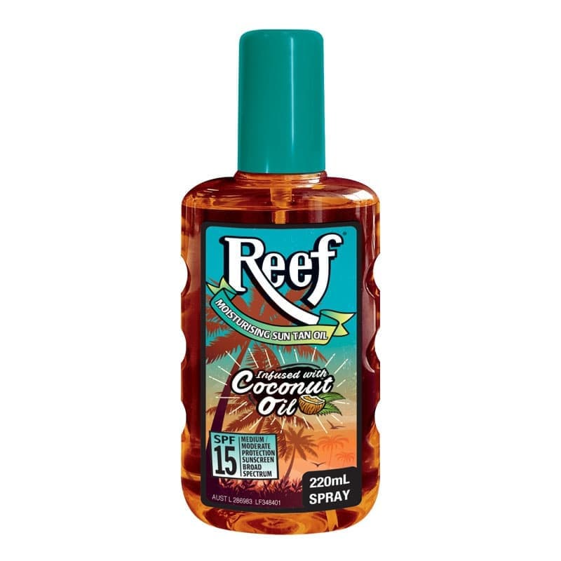 Reef Moisturising Oil Spray SPF 15 220mL - 9314057011539 are sold at Cincotta Discount Chemist. Buy online or shop in-store.