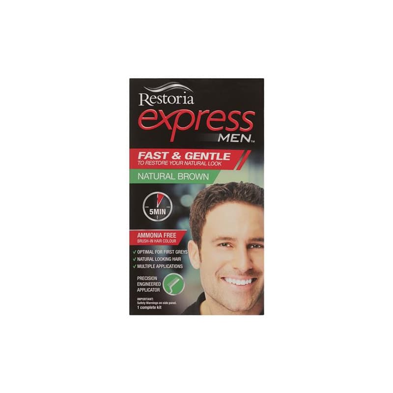 Restoria Express Men Natural Brown 100g - 9313698550049 are sold at Cincotta Discount Chemist. Buy online or shop in-store.