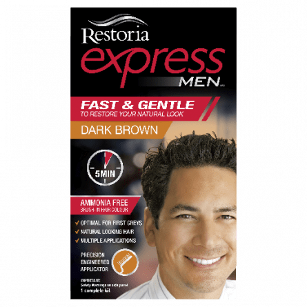 Restoria Express Men Dark Brown - 9313698550032 are sold at Cincotta Discount Chemist. Buy online or shop in-store.