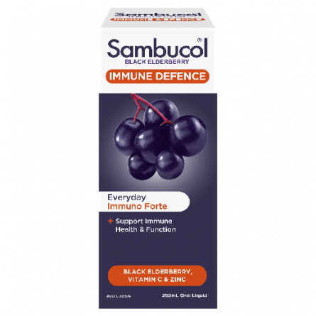 Sambucol Immune Defence 250mL - 9314807043551 are sold at Cincotta Discount Chemist. Buy online or shop in-store.