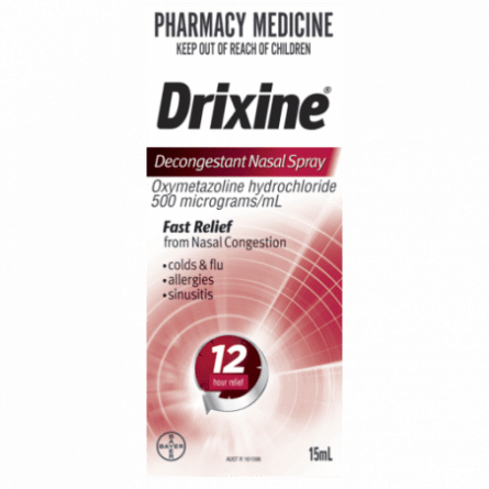 Buy Drixine Adult Spray 15mL online at Cincotta Discount Chemist