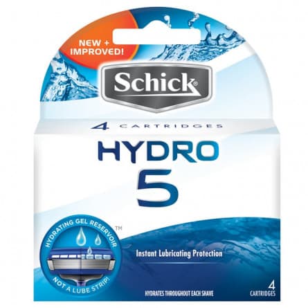 Schick Hydro 5 Blade Refills 4 pack - 4891228302962 are sold at Cincotta Discount Chemist. Buy online or shop in-store.