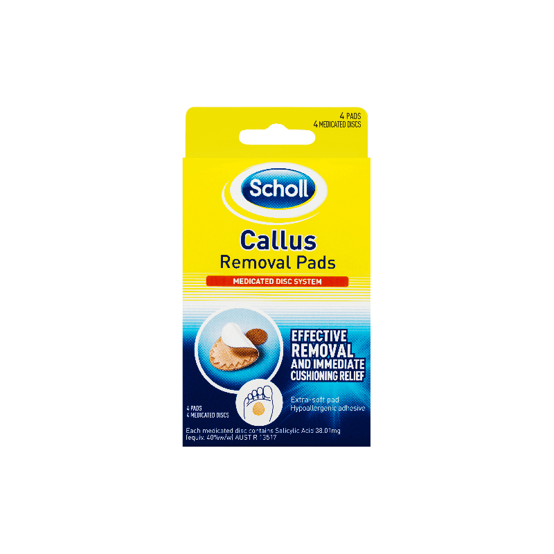 Scholl Callus Removal Pads 4 Pack - 9312484120312 are sold at Cincotta Discount Chemist. Buy online or shop in-store.