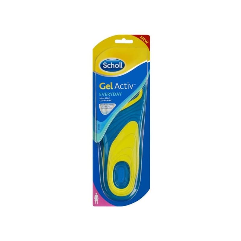 Scholl Gel Activ Insole Everyday Women - 5052197038033 are sold at Cincotta Discount Chemist. Buy online or shop in-store.