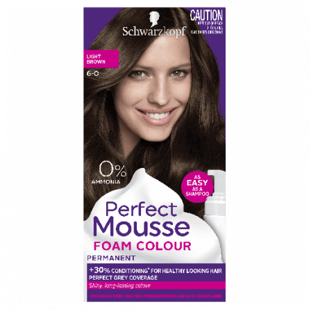 Schwarzkopf Perfect Mousse 6.0 Light Brown - 9310714210475 are sold at Cincotta Discount Chemist. Buy online or shop in-store.