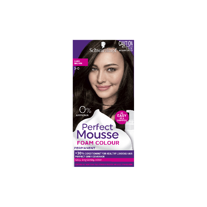 Schwarzkopf Perfect Mousse 3.0 Dark Brown - 9310714210444 are sold at Cincotta Discount Chemist. Buy online or shop in-store.