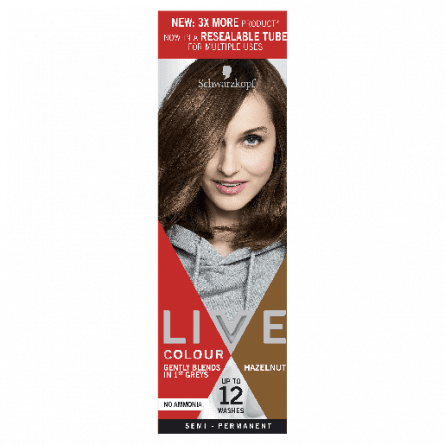 Schwarzkopf Live Colour Hazelnut 75mL - 9310714223932 are sold at Cincotta Discount Chemist. Buy online or shop in-store.