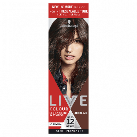 Schwarzkopf Live Colour Chocolate 75mL - 9310714223956 are sold at Cincotta Discount Chemist. Buy online or shop in-store.