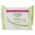 Simple Facial Wipes 2 x 25 pack