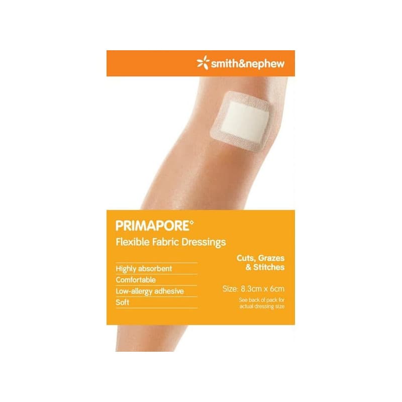 Primapore Dressing 6cm  x 8.3cm - 5000223071356 are sold at Cincotta Discount Chemist. Buy online or shop in-store.