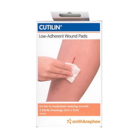 Cutilin N-S Wound Pad 5cm  x 5 cm  5 pk - 9330169002432 are sold at Cincotta Discount Chemist. Buy online or shop in-store.
