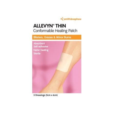 Allevyn Thin Dressing 5cm x 6cm 3 pack - 9330169002340 are sold at Cincotta Discount Chemist. Buy online or shop in-store.