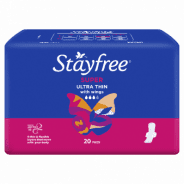 Stayfree Wing Ultra Thin Super 20 pk - 9300607550801 are sold at Cincotta Discount Chemist. Buy online or shop in-store.