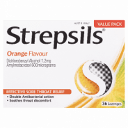 Strepsils Orange 36 Lozenges - 9300631379737 are sold at Cincotta Discount Chemist. Buy online or shop in-store.