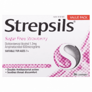 Strepsils Strawberry Sugar Free Loengesz 36 - 9300711039605 are sold at Cincotta Discount Chemist. Buy online or shop in-store.