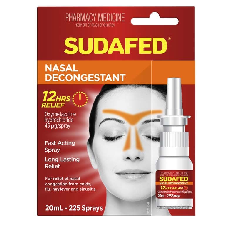 Sudafed Nasal Spray Pump 20mL - 9300607080001 are sold at Cincotta Discount Chemist. Buy online or shop in-store.
