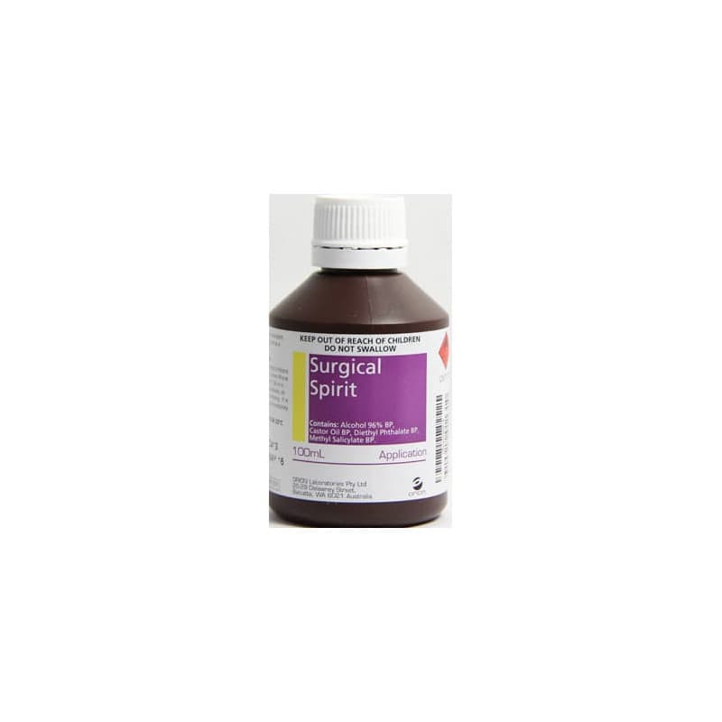 Surgical Spirit 100mL - 9319912011310 are sold at Cincotta Discount Chemist. Buy online or shop in-store.