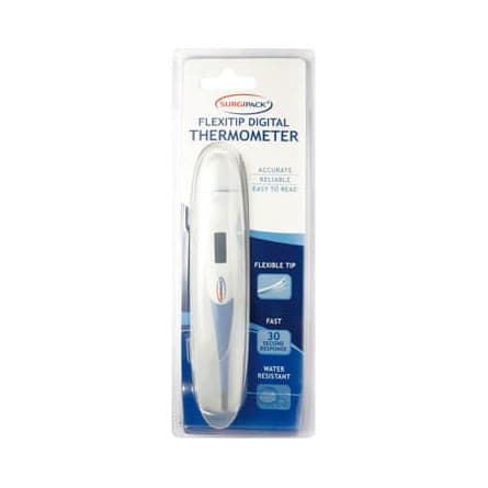 Surgipack Thermometer Digital Flexitip 30Sec - 9313776063430 are sold at Cincotta Discount Chemist. Buy online or shop in-store.