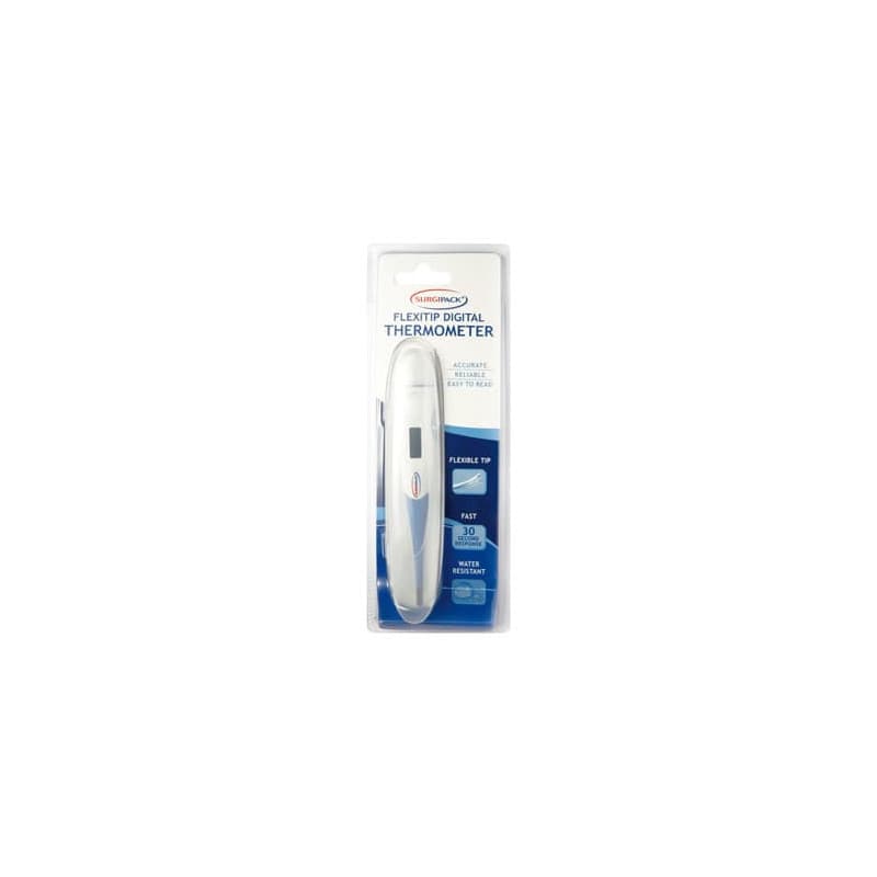 Surgipack Thermometer Digital Flexitip 30Sec - 9313776063430 are sold at Cincotta Discount Chemist. Buy online or shop in-store.